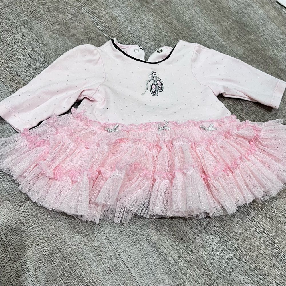 Little me Ballerina top with attached tutu